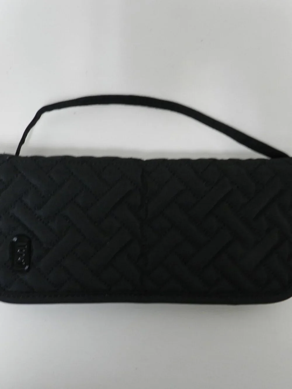LUG Travel Sleeper Makeup brush holder zip around convertible black quilted NEW
